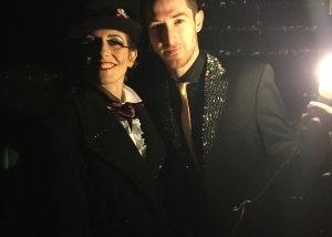 Belfast Burlesque Festival - November 2015 - Crown night @ "BlackBox" - behind the curtain with the Host Tom O'Donnell