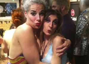 Dublin Burlesque Festival 2014 - Gala Night - Me and Koko La Douce in the backstage @ Sugar Club