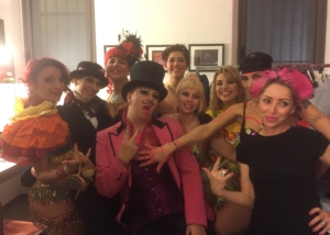 2nd Burlesque Festival Party - December 2016 - Teatro San Teodoro - Opening Night - Backstage craziness; ready to rock the stage