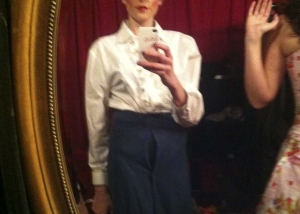 Burlesque Idol - London - May 2014 - Mary Poppins almost ready for the stage