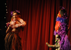 Dublin Burlesque Festival 2015 - November 2015 - Hawaiian (NOT) Dancing Parrot - Rights Reserved: Hector Heathword