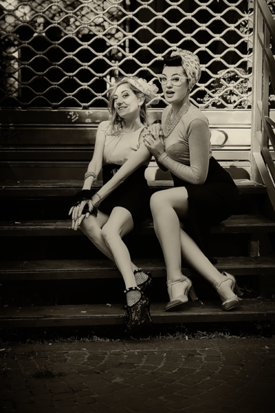 Blondy Violet and Racy Ros in the City of Turin - September 2018 - Rights Reserved: Silvano Silver Ph