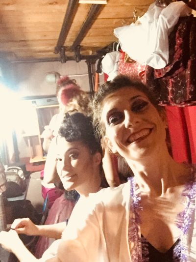 Chez Nous Burlesque Contest - April 2018 @ Teatro Petrolini, Roma - next door changing room