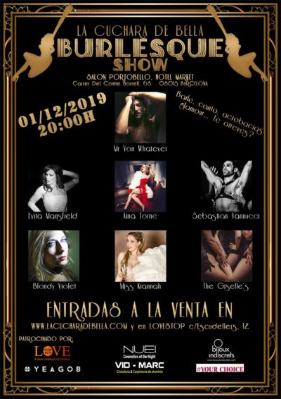 2019_12_01 - Show "LA CUCHARA DE BELLA" - Poster